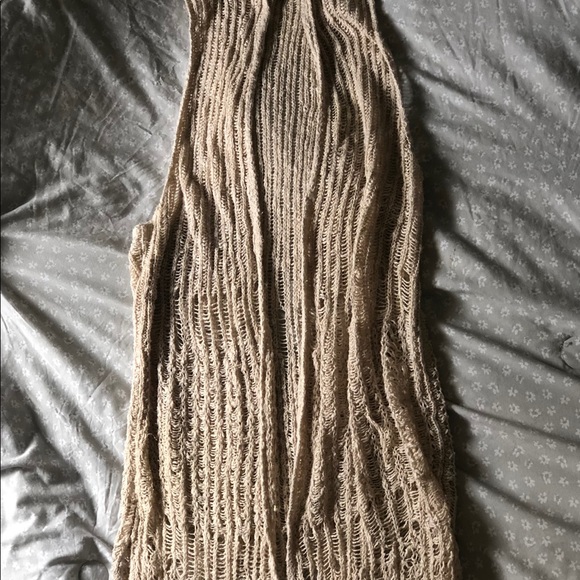 Long Sleeveless Sweater Cardigan - Picture 2 of 5